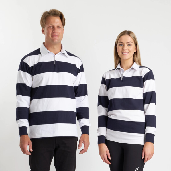Cloke Mens Striped Rugby Jersey Thumbnail