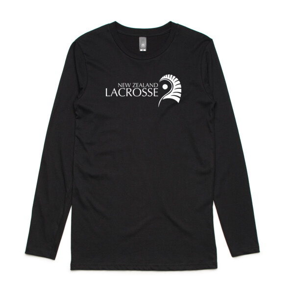 NZ LAX Long Sleeve (Black) Thumbnail